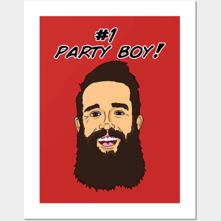 #1 Party Boy Posters and Art